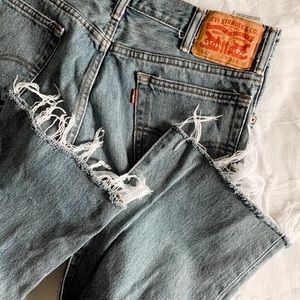 Vintage 517 raw edge Levis